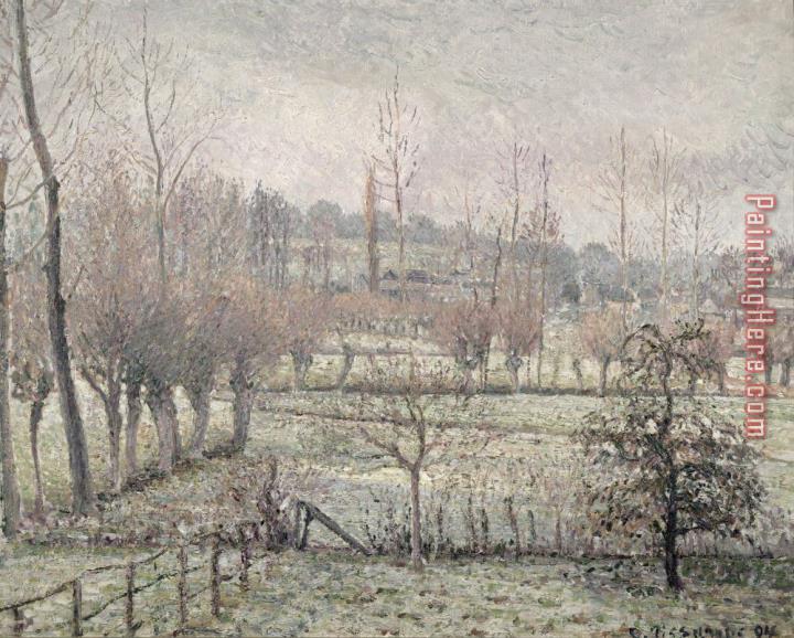 Camille Pissarro Snow Effect at Eragny